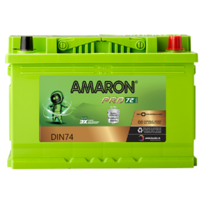 Amaron Pro Din74 74AH Battery